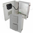 Altelix Fiberglass Vented & Heated Weatherproof NEMA Enclosure with 120 VAC Outlets, 200W Heater & 85°F Turn-On Cooling Fan-1