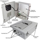Altelix Fiberglass Vented & Heated Weatherproof NEMA Enclosure with Cooling Fan, 200W Heater 120 VAC Outlets-2