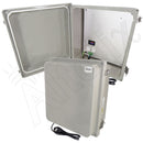 Altelix Fiberglass Weatherproof Heated NEMA Enclosure with 120 VAC Outlets, Power Cord & 200W Heater with Digital Temperature Controller-3