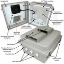Altelix 14x12x8 Insulated Fiberglass Vented & Heated Weatherproof NEMA Enclosure with Cooling Fan 200W Heater 120 VAC Outlets-2