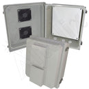 Altelix Fiberglass Vented Indoor / Outdoor RF Transparent WiFi Access Point Enclosure with Polyester Equipment Mounting Plate-4