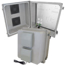 Altelix Vented Fiberglass Weatherproof NEMA Enclosure with 120 VAC Outlets and Power Cord-5
