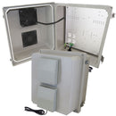Altelix Vented Fiberglass Weatherproof NEMA Enclosure with Cooling Fan, 120 VAC Outlets & Power Cord-5