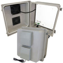 Altelix Fiberglass Weatherproof Vented WiFi NEMA Enclosure with Cooling Fan, 120 VAC Outlets & Power Cord-4