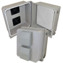 Altelix Fiberglass Vented Weatherproof NEMA Enclosure with Blank Aluminum Equipment Mounting Plate-5