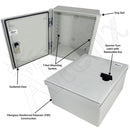 Altelix NEMA 3X Fiberglass Weatherproof Enclosure-2