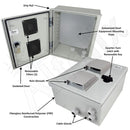 Altelix Vented Fiberglass Weatherproof NEMA Enclosure with Steel Equipment Mounting Plate-2