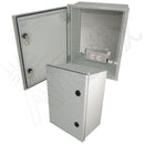 Altelix NEMA 3X Fiberglass Weatherproof Enclosure with Equipment Mounting Plate & 120 VAC Outlets-3