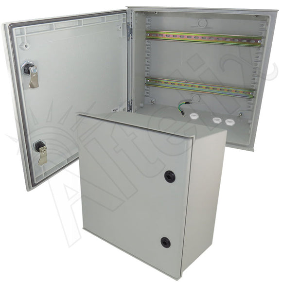 Altelix Industrial DIN Rail Enclosure Fiberglass NEMA 3X IP65