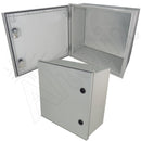 Altelix NEMA 3X Fiberglass Weatherproof Enclosure with Steel Equipment Mounting Plate-4