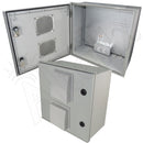 Altelix Vented Fiberglass Weatherproof NEMA Enclosure with Equipment Mounting Plate & 120 VAC Outlets-4