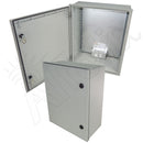 Altelix NEMA 3X Fiberglass Weatherproof Enclosure with Equipment Mounting Plate & 120 VAC Outlets-5