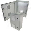 Altelix Vented Fiberglass Weatherproof NEMA Enclosure with Equipment Mounting Plate & 120 VAC Outlets-5