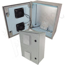 Altelix Vented Insulated Fiberglass Heated Weatherproof NEMA Enclosure with Cooling Fan, Heater and 120 VAC Outlets-4
