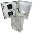 Altelix Vented Fiberglass Weatherproof NEMA Enclosure with Cooling Fan, 200W Heater and 120 VAC Outlets-5