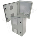 Altelix Vented Fiberglass Weatherproof NEMA Enclosure with Steel Equipment Mounting Plate-5