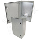 Altelix NEMA 3X Fiberglass Weatherproof Enclosure with Equipment Mounting Plate & 120 VAC Outlets-6