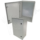 Altelix NEMA 3X Fiberglass Weatherproof Enclosure with Steel Equipment Mounting Plate-6