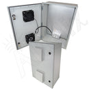 Altelix Vented Fiberglass Weatherproof NEMA Enclosure with Cooling Fan, 200W Heater and 120 VAC Outlets-6