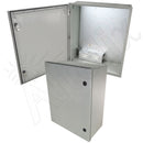Altelix NEMA 4X Heated Fiberglass Weatherproof Enclosure with Equipment Mounting Plate & 120 VAC Outlets-6