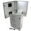 Altelix Vented Fiberglass Weatherproof NEMA Enclosure with Cooling Fan, 200W Heater, 120 VAC Outlets & Power Cord-6