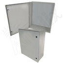 Altelix NEMA 3X Fiberglass Weatherproof Enclosure with Steel Equipment Mounting Plate-8