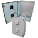 Altelix Vented Insulated Fiberglass Heated Weatherproof NEMA Enclosure with Cooling Fan, Heater and 120 VAC Outlets-6