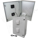 Altelix Vented Fiberglass Weatherproof NEMA Enclosure with Cooling Fan, 200W Heater, 120 VAC Outlets & Power Cord-7