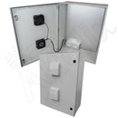 Altelix Vented Fiberglass Weatherproof NEMA Enclosure with Cooling Fan, 200W Heater and 120 VAC Outlets-8