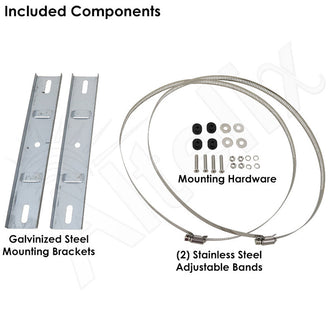 Pole Mount Kit for NP14, NP171407 and NP171409 Series NEMA Enclosures - 0