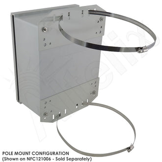 Pole Mount / Flange Mount Kit for Altelix NFC121006 & NS121006 Series NEMA Enclosures - 0
