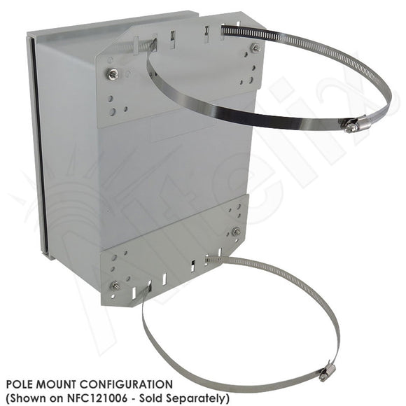 Pole Mount / Flange Mount Kit for Altelix NFC121006 & NS121006 Series NEMA Enclosures