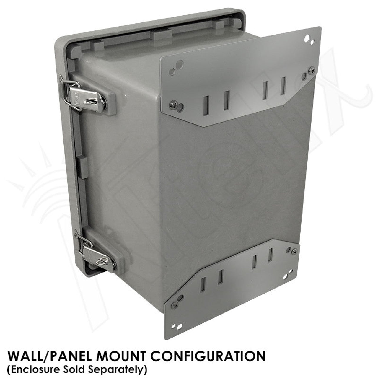 Stainless Steel Pole Mount / Flange Mount Kit for Altelix NF100806, NS080806 & NS100806 Series NEMA Enclosures - 0