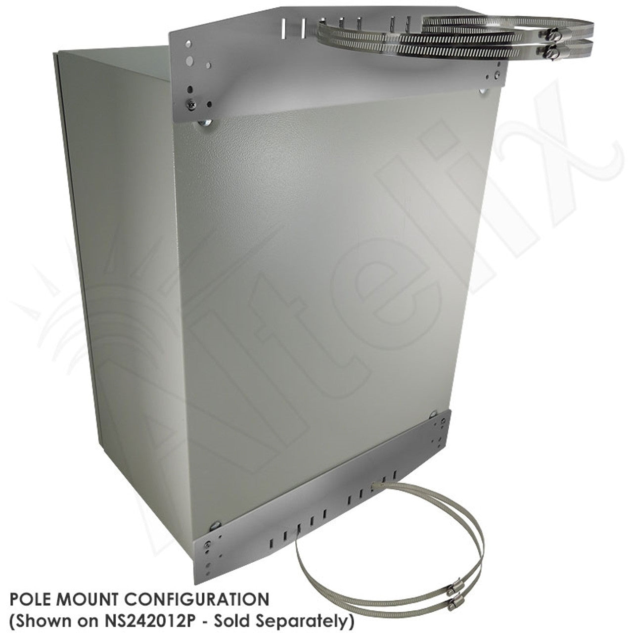 Stainless Steel Pole Mount / Flange Mount Kit for Altelix NFC242009 & NS242012 Series NEMA Enclosures