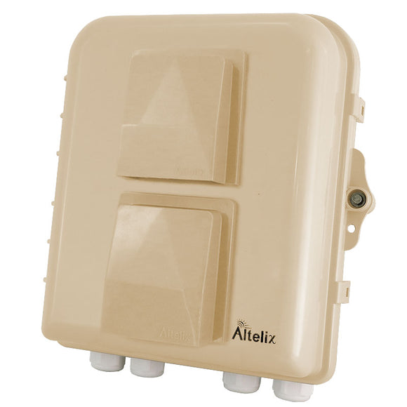 Altelix 10x9x4 PC+ABS Weatherproof Vented Utility Box NEMA Enclosure with Hinged Door