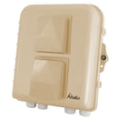 Altelix 10x9x4 PC+ABS Weatherproof Vented Utility Box NEMA Enclosure with Hinged Door and Aluminum Mounting Plate-3