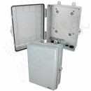 Altelix 12x9x5 IP66 NEMA 4X PC+ABS Weatherproof Utility Box with Hinged Door and Aluminum Mounting Plate-1