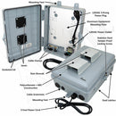 Altelix 12x9x5 PC+ABS Weatherproof Vented Utility Box NEMA Enclosure with 120 VAC 3-Prong Power Plug & Power Cord-2