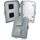 Altelix 13x10x4 PC+ABS Vented Weatherproof Utility Box NEMA Enclosure with Hinged Door and Aluminum Mounting Plate-1