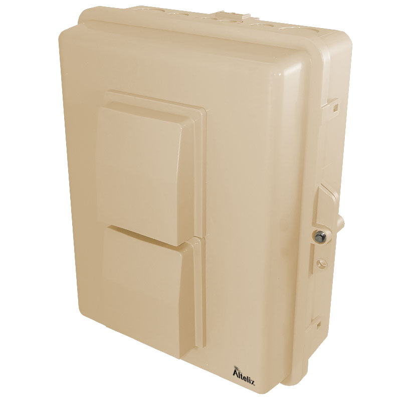 Altelix 14x11x5 PC + ABS Vented Weatherproof Utility Box NEMA Enclosur ...