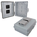 Altelix 14x11x5 PC + ABS Weatherproof Vented Utility Box NEMA Enclosure with Hinged Door-1