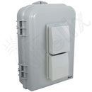 Altelix 15x10x5 Polycarbonate + ABS Vented Weatherproof Enclosure with Aluminum Mounting Plate, 120 VAC Outlet & Power Cord-6