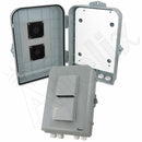 Altelix 15x10x5 Vented Polycarbonate + ABS RF Transparent Outdoor WiFi NEMA Enclosure with No-Drill PVC Equipment Mounting Plate-1