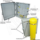Altelix 17x14x6 PC + ABS Weatherproof Utility Box NEMA Enclosure with Pole Mount Kit-2