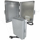 Altelix 17x14x6 PC + ABS Weatherproof Power Box NEMA Enclosure with 120V Power Outlets-1
