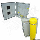 Altelix 17x14x6 PC + ABS Weatherproof Vented Utility Box NEMA Enclosure with Pole Mount Kit-1