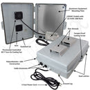 Altelix 17x14x6 Vented Polycarbonate + ABS Weatherproof NEMA Enclosure with Cooling Fan, 120 VAC Outlets, (2) USB Ports & Power Cord-2