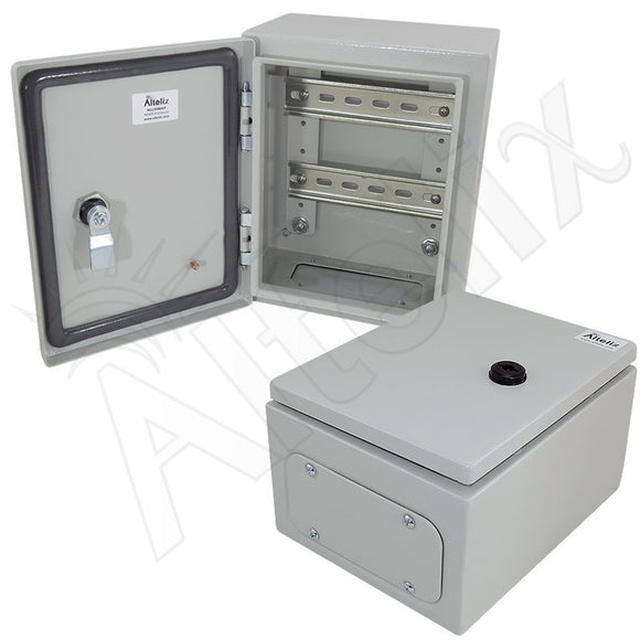 Altelix Industrial DIN Rail NEMA 4X Steel Weatherproof Enclosure