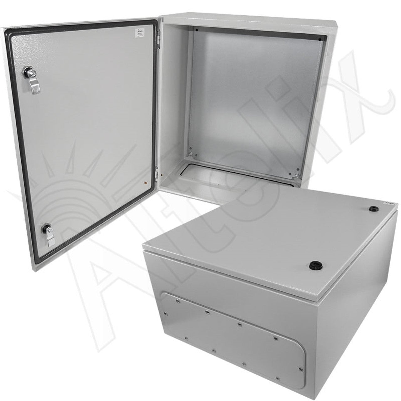 Altelix NEMA 4X Steel Weatherproof Enclosure with Steel Equipment Mounting Plate
