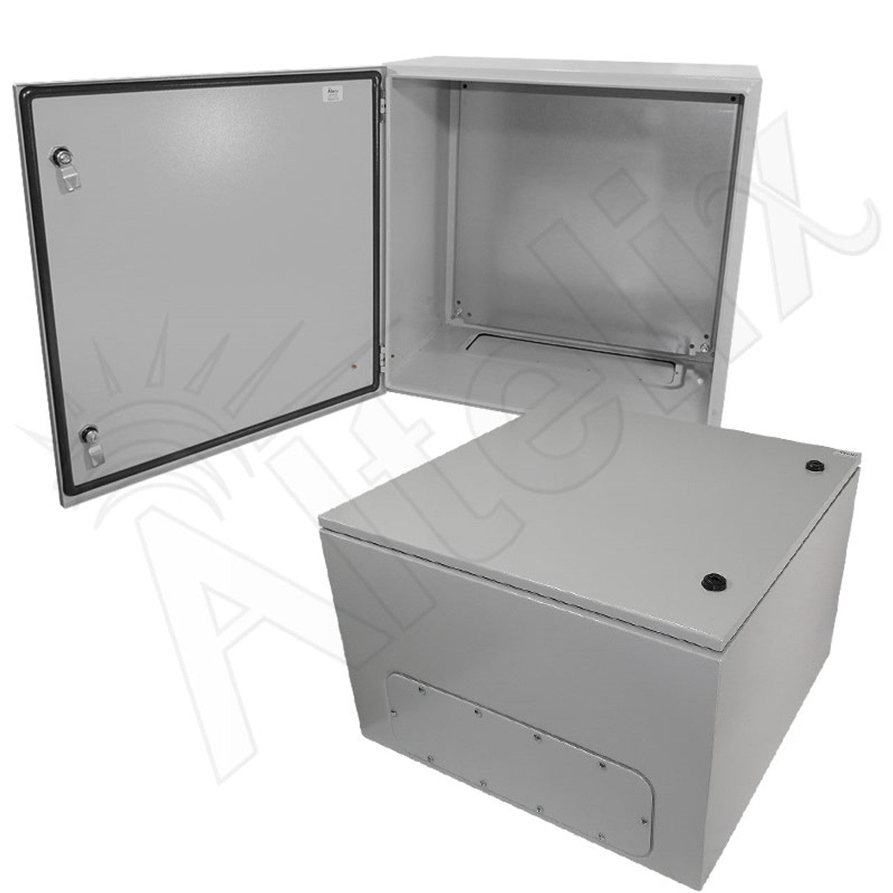 Altelix NEMA 4X Steel Weatherproof Enclosure with Steel Equipment Mounting Plate